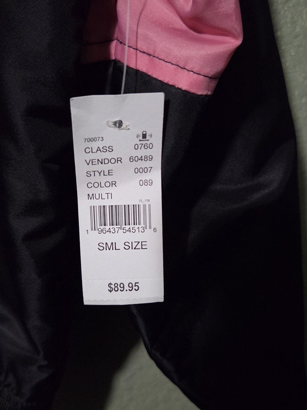 Barbie Colorblock Jacket in Pink, White & Black - Picture 4 of 6